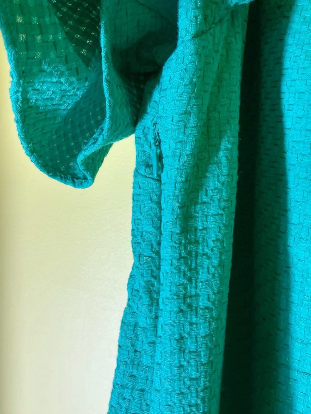 J. Crew Cold Shoulder Square Neck Shift Mini Dress Lined Green